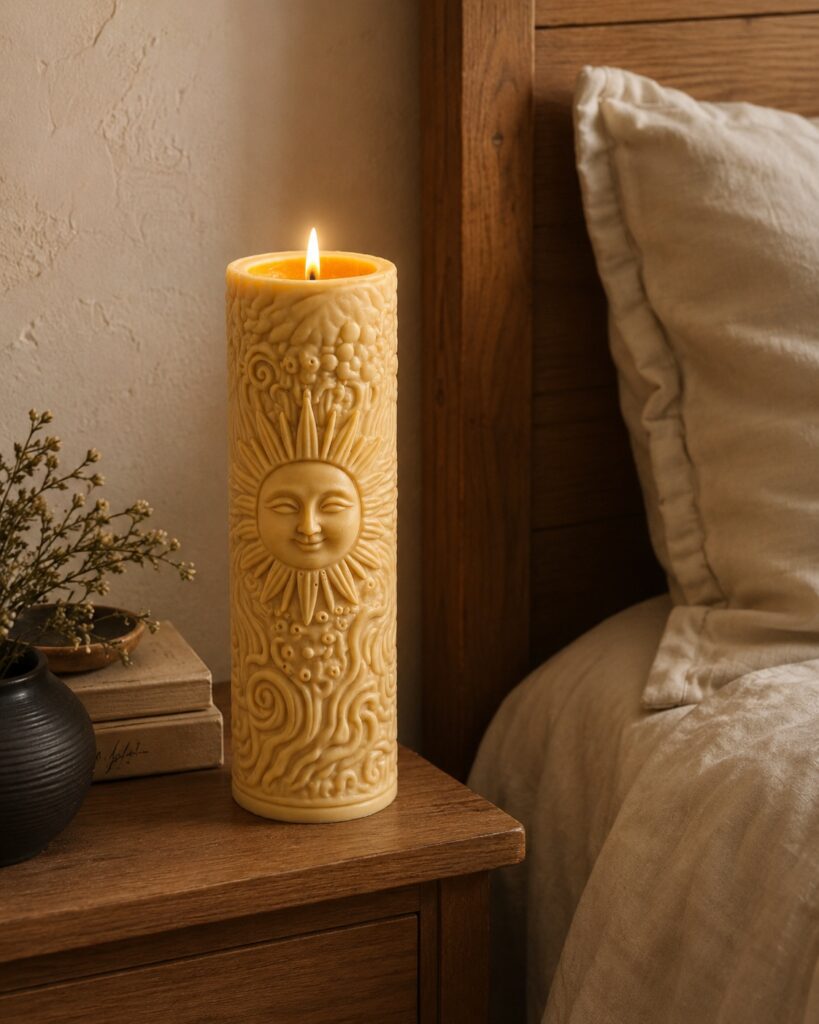 yellow candle