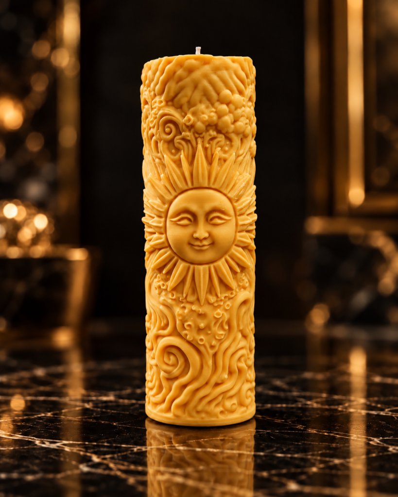 Helios sun candle