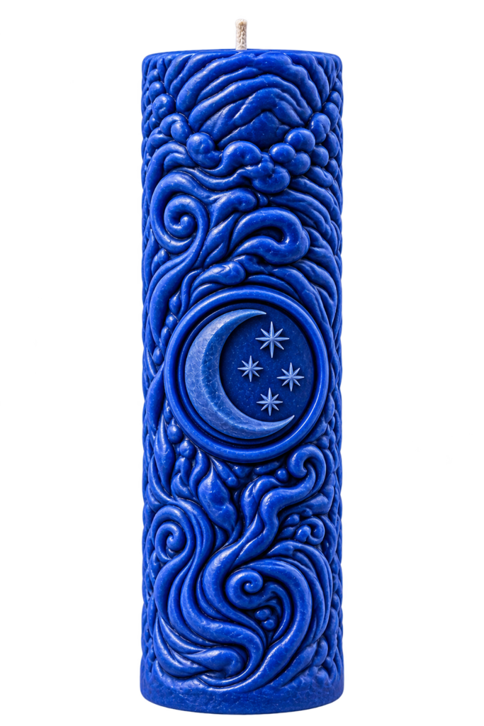 Selene moon candle