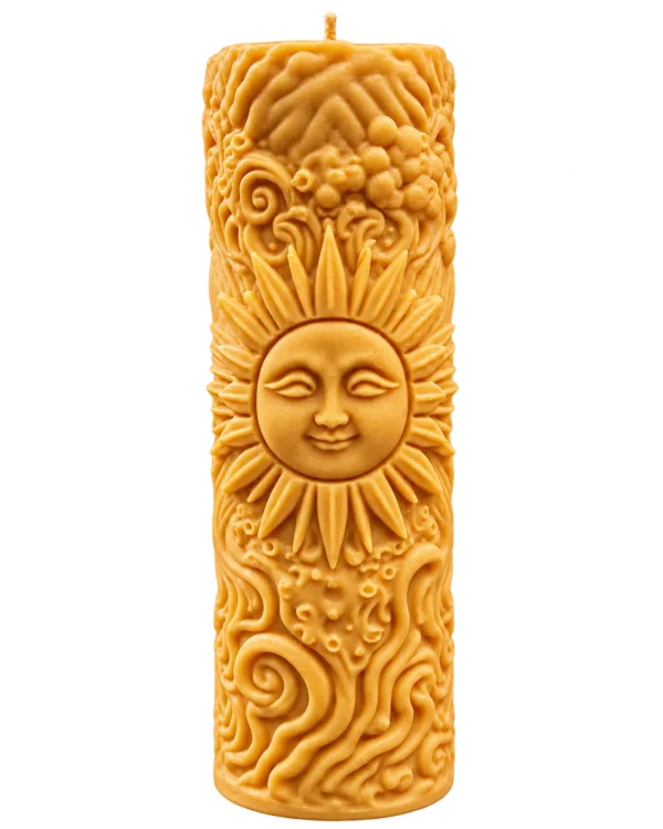 Helios sculptural soy wax candle Vancouver