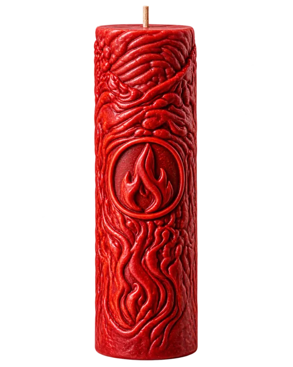 Prometheus fire bearer sculptural candle Vancouver